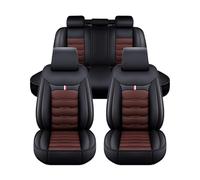 YXFCD Auto Set Coprisedili per Citroën C5 II Tourer, SePkus, Coprisedili Auto Universale 5-Seat Full Set Pelle Impermeabile Traspirante Accessori Interno,C/Black Coffee
