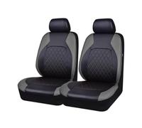 YXFCD Coprisedili Auto Anteriore per Seat Arona Arona FR Altea FR Ateca Ateca FR Marbella Ibiza Mk2, 2 Pezzi Anteriore Set Pelle Impermeabile Set Traspirante Antiscivolo Accessori Interno,B/Grey