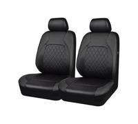 YXFCD Coprisedili Auto Anteriore per VW Amarok/Beetle/Bora/Caddy/Corrado/EOS/Golf 2000-2023 2024, 2 Pezzi Anteriore Set Pelle Impermeabile Set Traspirante Antiscivolo Accessori Interno,A/Black
