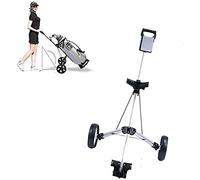 YXFF Carrello da Golf Carrello da Golf Leggero e Compatto Carrello da Golf con portabevande Facile da Aprire e chiudere con segnapunti