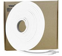 YXHL Luce al Neon a LED Bianca Fredda Silicone 5M DC 12V Flessibile Impermeabile per Decorazioni Interne ed Esterne Insegna Fai-da-Te