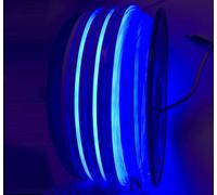 YXHL Luce al neon striscia 15m Blu 12V in silicone a LED impermeabile per interni e esterni Decorazione