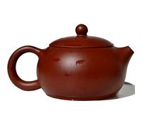 Yxhupot - Teiera cinese Yixing originale DaHongPao Clay Red Xishi Pot filtro a sfera (240 ml)