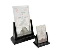 YXHXWKJ Modello dimostrativo della probabilità della macchina del fiore di prugna di Galton Board con curva a campana, strumento didattico for laboratorio di fisica(Large)