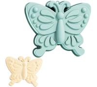 YXHZVON Stampo da forno a forma di farfalla, grande, blu, riutilizzabile, senza BPA, a forma di farfalla