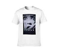 YXIAOJ Scream Movie Poster Mens Tshirt Black Round Neck Short Sleeves Size M