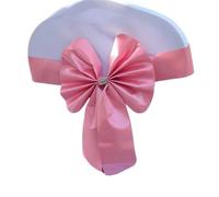 YXINAER Nastri per Sedie da Matrimonio 10/50/100 Pezzi Fasce Elastiche Papillon Pronte all'Uso for Sedie for Feste di Nozze Hotel Banchetto Evento Decorazione(Pink,100pcs)