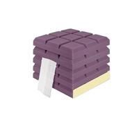 YXINAER Pannelli in Schiuma Acustica 6/12/24 PCS Acoustic Foam Panels Home Studio Room Doors Self-Adhesive Wall Panels Soundproof Foam Padding Decoration(Purple,12 PCS_High Density)