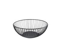YXINAER Porta Frutta da Tavolo Black Storage Basket Creative Fruit Snacks Candy Desktop Bedroom Kitchen Decorations Iron Hollow(S)