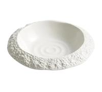 YXINAER Porta Frutta da Tavolo Household Deep Dish Creative Hotel Restaurant Tableware White Dinner Soup(12 inches)