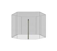 YXINAER Rete Ricambio Trampolino Grande Rete di Protezione for Trampolino da Interno, Letto Salto, trampolini Esterno, for Esercizi, Attrezzatura for Il Fitness(10 Feet)