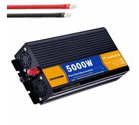 YXINHONGYUE 5000 Watt 12V 24V 48V 60V 72V a 110V 220V DC a AC Inverter di Auto a Onda sinusoidale Pura per Camion, Caricatore Solare Inverter a Bassa frequenza Fuori Rete,72v to 230v 50hz