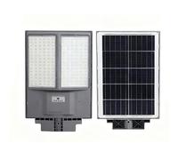 YXINHONGYUE Faretti LED solari da 300 W 500 W 800 W 4 Teste IP65 Impermeabili Tutto in Uno per Esterni con Telecomando per Il Controllo della Luce, per balconi da Giardino,300W