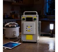 YXINHONGYUE Generatore a manovella USB da 12 cm x 8 cm Stazione di Alimentazione Portatile compatta da 220 V Che può caricare telefoni cellulari, Laptop e torce elettriche