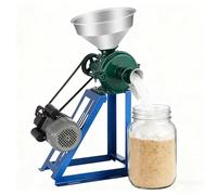 YXINHONGYUE Smerigliatrice elettrica Multiuso per Mais Macinatrice per Cereali Resistente con finezza Regolabile ad Alta Potenza con Imbuto in Metallo Macinazione fine Veloce 220 V 1500 W