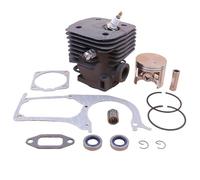 YXIUEYINGE Kit Cilindro pistone da 58 mm for Hus 395 395XP 395EPA Guarnizione marmitta Carter paraolio valvola di decompressione Cuscinetto Motosega