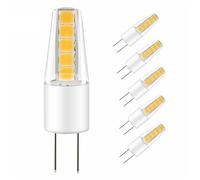 YXJX low voltage bulbs, Confezione da 10, lampadina LED COB AC/DC12V G4 2W 200Lumens Lampada a LED Classe energetica A+(6000K COLD WHITE)