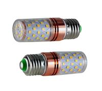YXJX low voltage bulbs, Lampadina a LED a forma di mais da 2 pezzi, AC/DC12V/24V-36V/24V-60V, E27/E14/B22, faretto a candela LED da 12 W, lampada for la casa(White E27,Dc 24v-60v)