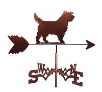 YXKJHH Banderuola segnavento Decorativa in Acciaio Inox Vintage, indicatore di direzione del Vento, banderuola segnavento per Giardino, Cortile, architettura, Tetto, Strumenti di misurazi