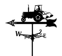 YXKJHH Banderuola segnavento in Metallo con Tetto, da Esterno, da Giardino, Decorativa, indicante la direzione del Vento, per la casa, l'artigianato e Gli Ornamenti da Esterno.
