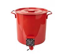 YXLLGS Inceneritore da Giardino, Braciere da Esterno, Bracere Giardino, Barile Metallo, Fire Pit, Gabbia Antincendio per Bruciare Rifiuti, Carta e Foglie Morte(Red,47cm/18in)