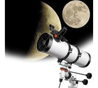 YXLMWZRY Adult beginner telescope, 130mm aperture 650mm, fully multi-coated optics refractor portable, travel telescope with tripod and phone adapter