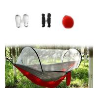 YXLMWZRY Camping Hammock with Mosquito Net, Ultra-Light 210T Parachute Nylon, Can Withstand 700 catties, Suitable for Outdoor Camping Accessories