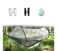YXLMWZRY Camping Hammock with Mosquito Net, Ultralight 210T Parachute Nylon, Double Hammock for Outdoor Camping