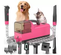 YXLMWZRY Dog grooming kit with vacuum, all-in-one pet grooming vacuum cleaner for dogs and cats, low noise pet hair clipper, dog hair remover, cat pet grooming kit