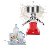 YXLMWZRY Electric milk centrifuge, stainless steel 304 milk centrifuge, capacity 50 l/h, skimmer with 5 l bowl capacity, suitable for fresh goat's milk and cow's milk
