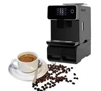 YXLMWZRY Fully automatic coffee machine with 250g bean hopper capacity, 1.7L water tank, integrated coffee machine with LCD panel and steam milk frother