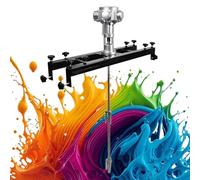 YXLMWZRY IBC Pneumatic Agitator, 1 Ton Tank Paint Mixer, 1/2, 3/4, 1 HP Adjustable Size, Folding Propeller, 1000L Paint Mixing Tool for Ink Dissolver Agitator(ThreeCylinder)