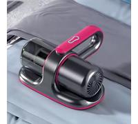 YXLMWZRY Mattress vacuum cleaner, using UV-C light and ultrasonic technology, 13Kpa strong suction power, low noise, suitable for dust, pet hair, etc.(Red)