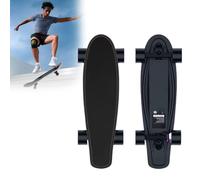 YXLMWZRY The electric skateboard comes with an LED remote control, a range of 15 kilometers, and a 30° tilt.