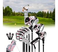 YXLMWZRY Women's Golf Club Set - Right-Handed 11-Piece Club Set with Bracket Bag