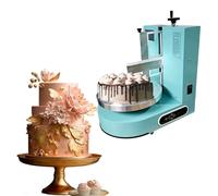 YXLMWZRY4-12" Automatic Cake Butter Spreader, 60-320 RPM, with Graduated Scraper, for Commercial and Home Use(Green)