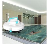 YXLMWZRYAutomatic Pool Vacuum, Cordless Robotic Pool Vacuum, Cleans up to 100 Square Feet (Last 120 Minutes), Dual Drive Motor