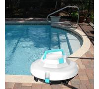 YXLMWZRYCordless Pool Cleaning Robot, Dual Motor, Automatic Stop, Pool Vacuum Cleaner, 180 μm fine Filter, Suitable for Areas up to 1000 m²