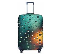 YXLymxDAMAI Beautiful Planets - Copertura per valigia, adatta per valigie da viaggio, 45-81 cm, colore: nero, Gocce di pioggia nel cielo, Small