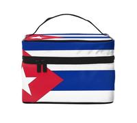 YXLymxDAMAI Beauty case da viaggio con bandiera dell'Inghilterra, alla moda, con grande capacità, per viaggi, palestra e campeggio, Bandiera cubana, taglia unica