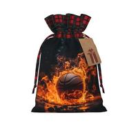 YXLymxDAMAI Il regalo di Natale del fuoco e del basket insacca all'ingrosso - borsa del cordone per l'imballaggio del regalo