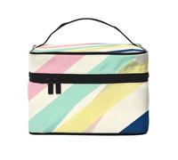 YXLymxDAMAI Trousse da viaggio con pastelli colorati, alla moda, con grande capacità, per viaggi, palestra e campeggio, Barra dei colori, Taglia unica