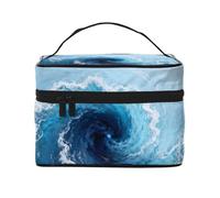 YXLymxDAMAI Trousse da viaggio con pastelli colorati, alla moda, con grande capacità, per viaggi, palestra e campeggio, Vortice Blu, Taglia unica