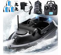 YXRJJT Barca Esca da Pesca, Barca da Pesca Telecomandata per Lago e Mare, Barchino Carpfishing Intelligente, Posizione GPS, Ritorno Automatico, Trasporta Facilmente L'esca e L'amo, Carico 2kg