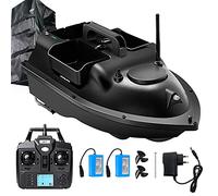 YXRJJT Barchino Carpfishing GPS Barca da Pesca Telecomandata 500 M, Barca Esca da Pesca con Doppi Motori e 3 Contenitori per Esche Indipendenti, RC Barca per Lago e Mare, 12000mAh
