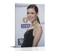 YXRONG Lena Meyer-Landrut.3 - Stampa artistica su tela, motivo: album musicale cantante, decorazione per camera da letto, 30 x 45 cm, con cornice