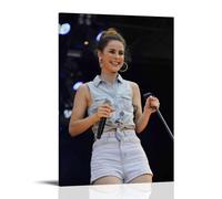 YXRONG Lena Meyer-Landrut.7 - Stampa artistica su tela, motivo: album musicale cantante, decorazione per camera da letto, 30 x 45 cm, con cornice