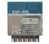 YXRRVING Modulo Wi-Fi ESP-02S TYWE2S Pacchetto Dito D'oro Seriale Senza Fili Con Trasmissione Compatibile D5X2 Trasparente ESP8266 ESP8285