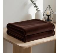 YXRS Coperta in Cotone Morbida 200 x 240 cm Calda e Morbida Coperta in Microfibra Ottima per Inverno per Divano e Grande Letto Matrimoniale, Marrone