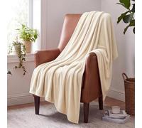 YXRS Coperta Leggera Matrimoniale 80 x 90 cm Calda e Morbida Coperta Pile Blanket Ottima per Inverno per Divano e Grande Letto Matrimoniale, bianco